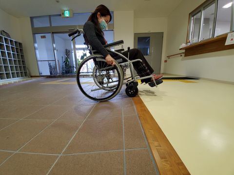 入り口スロープ