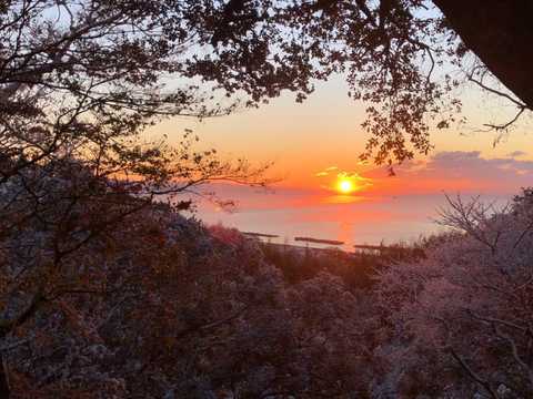 禅師峰寺日の出