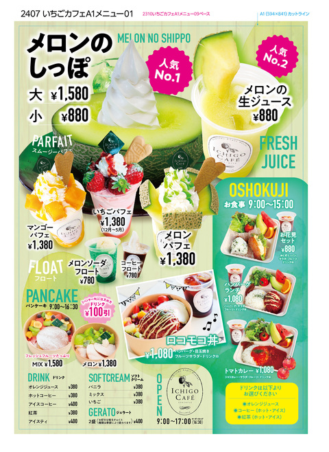 チラシ裏