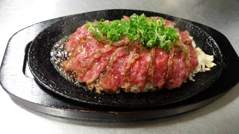 上ステーキ丼画像