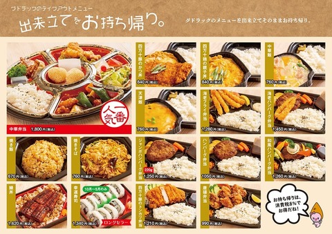 グドラックメニュー